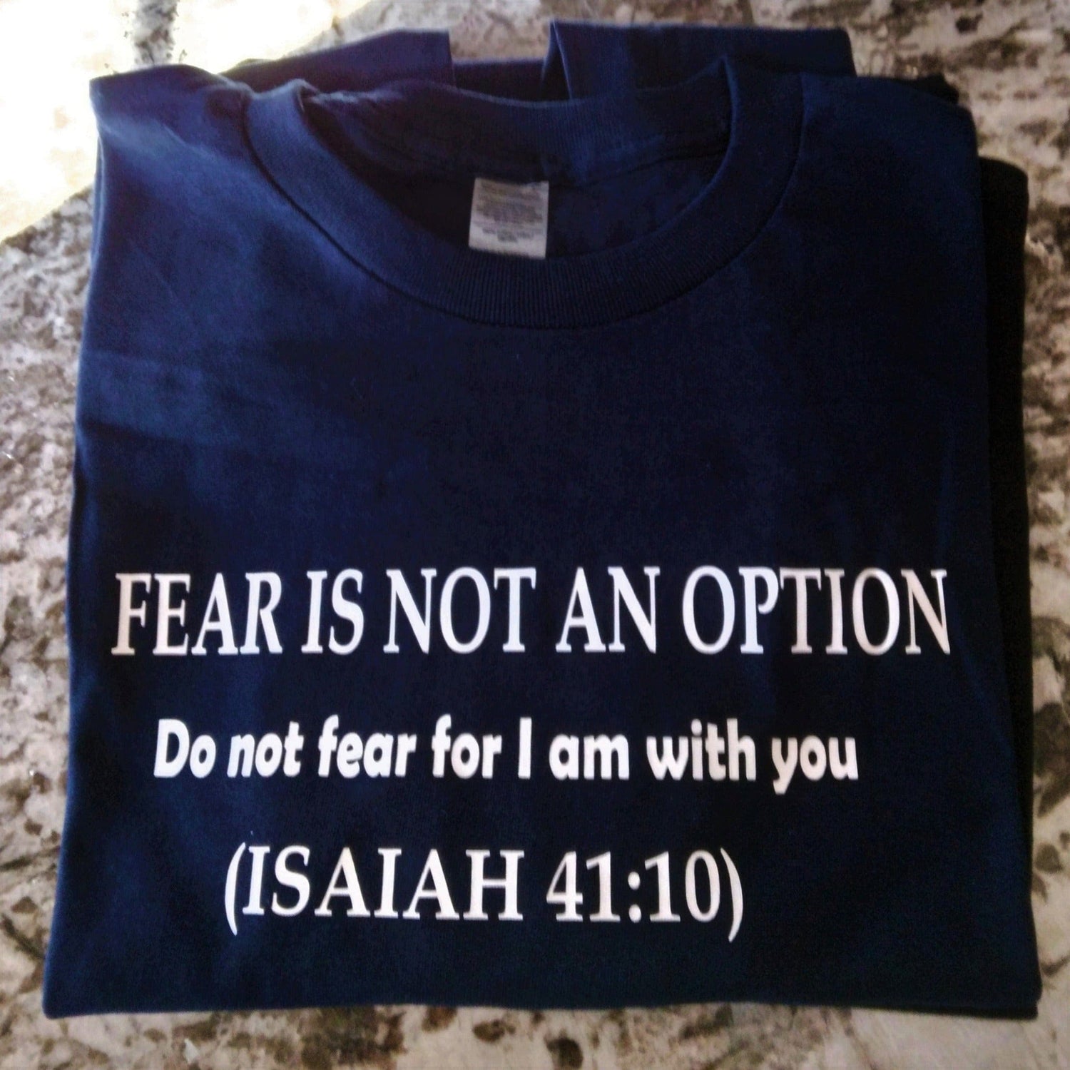 FEAR IS NOT AN OPTION T-Shirt - Ward Shop Of Essentials