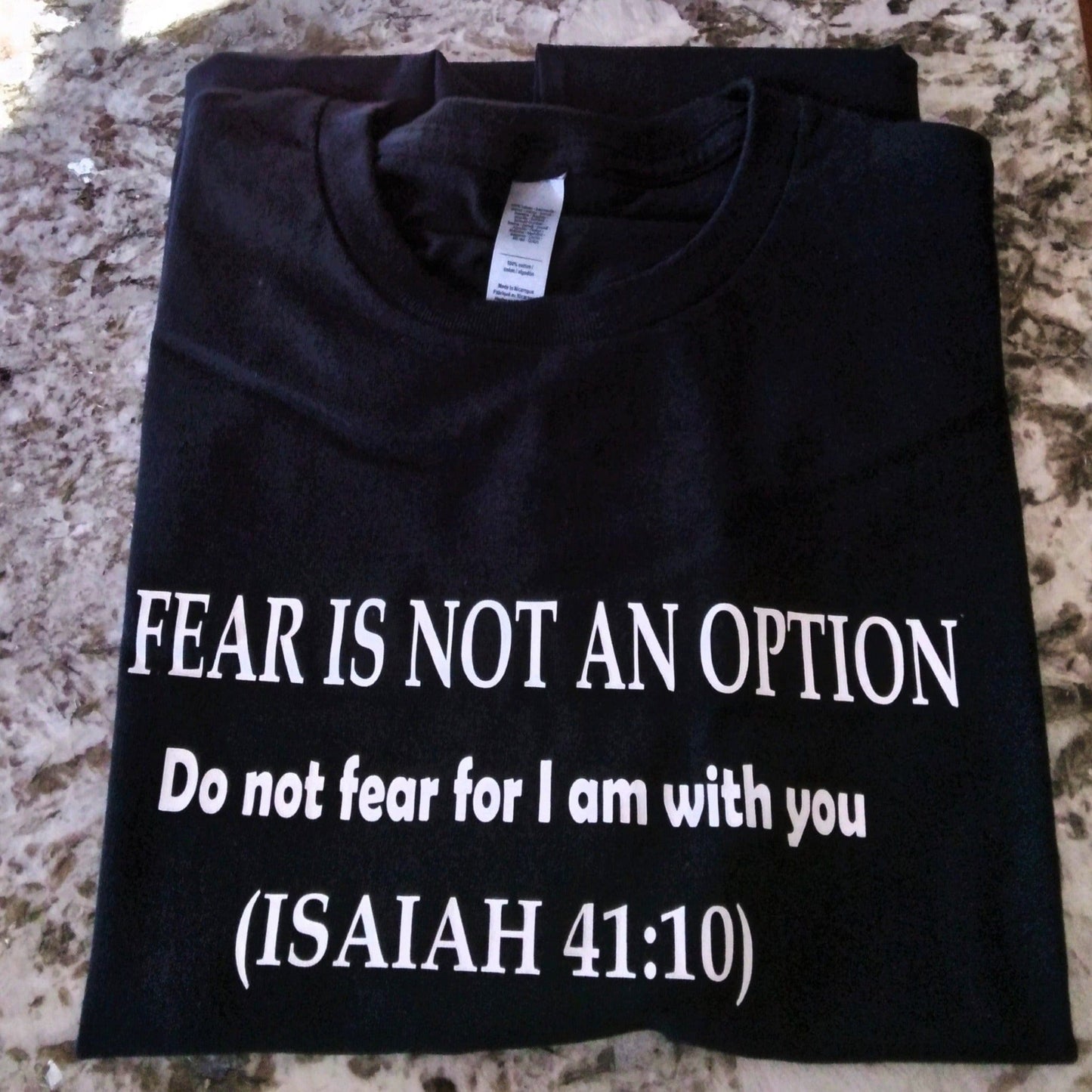 FEAR IS NOT AN OPTION T-Shirt - Ward Shop Of Essentials