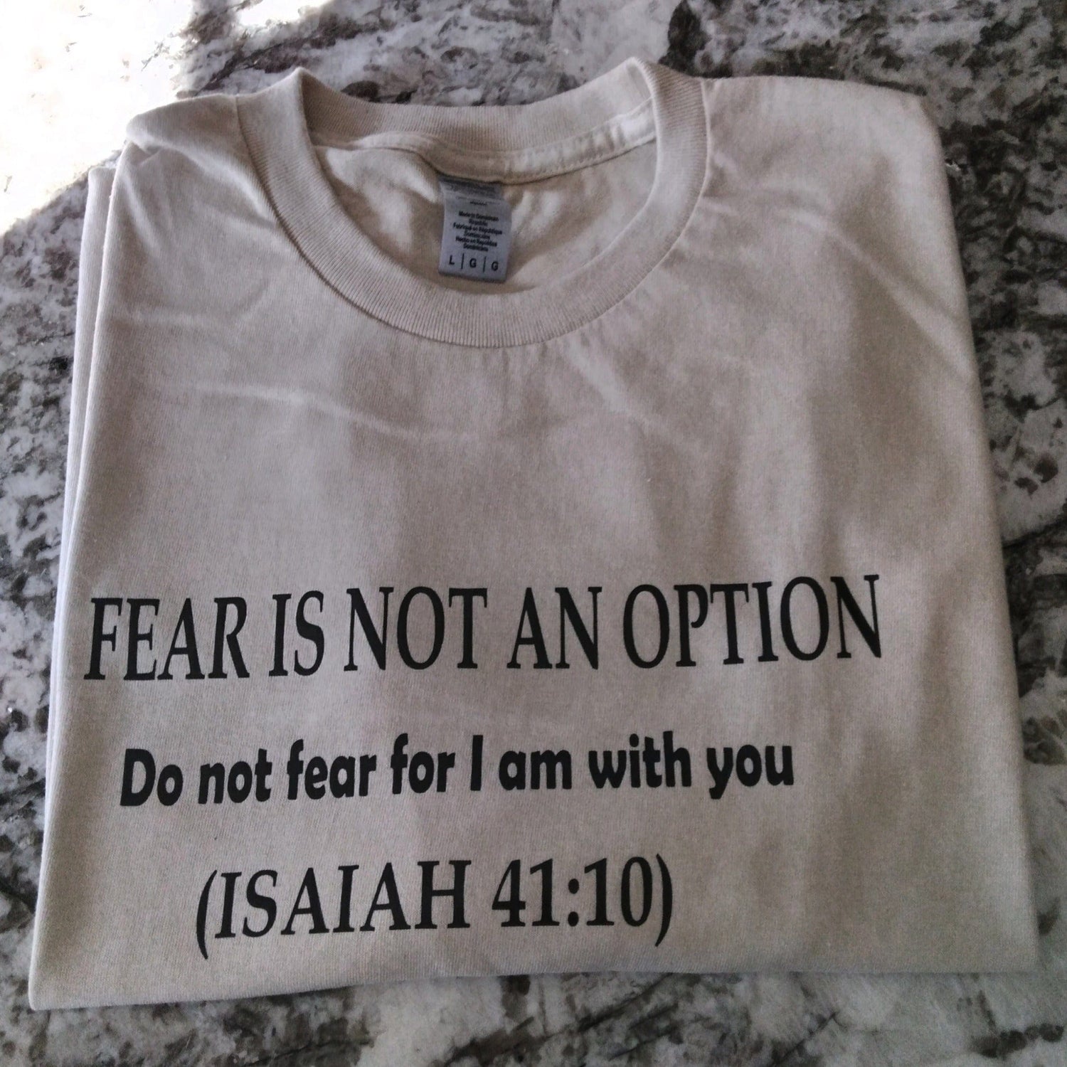 FEAR IS NOT AN OPTION T-Shirt - Ward Shop Of Essentials