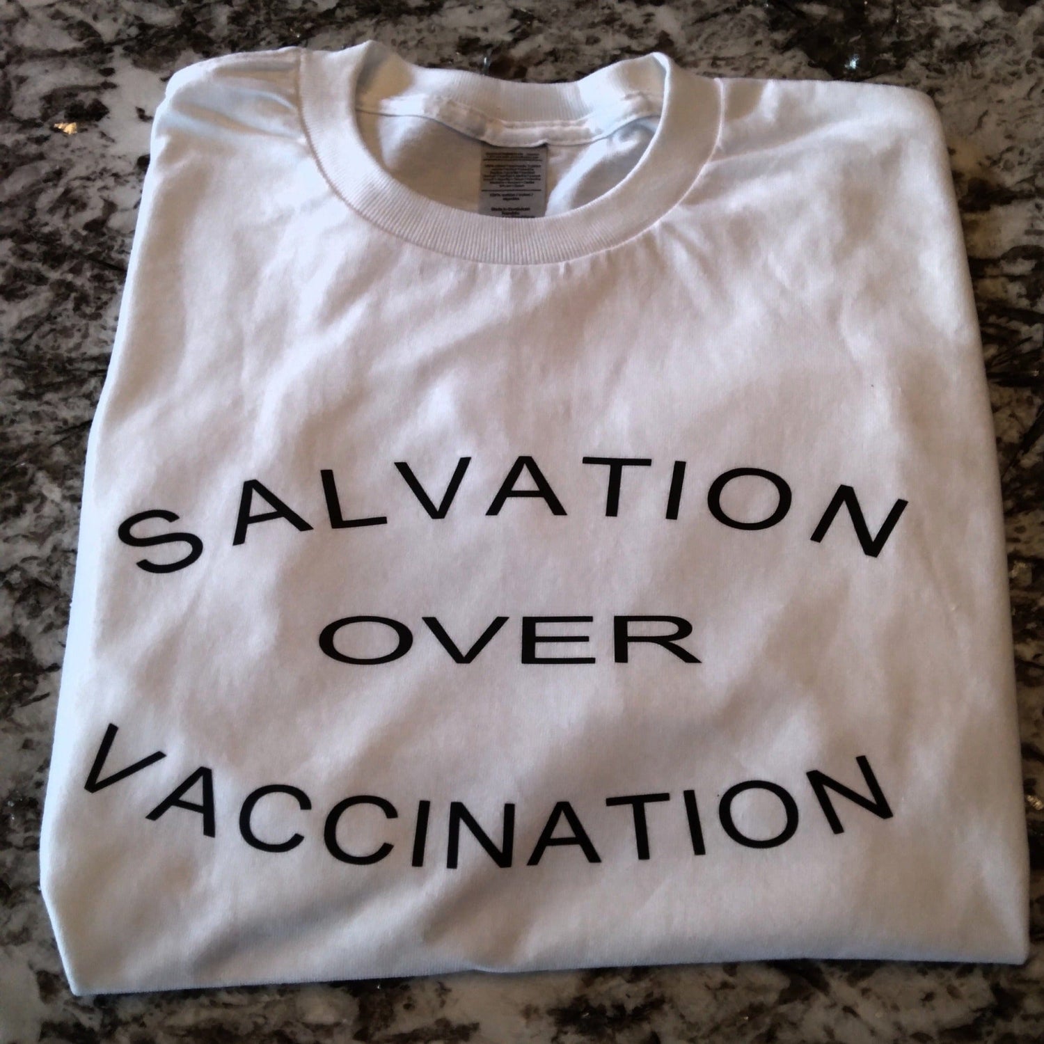 Salvation Over Vaccination T-Shirt - Ward Shop Of Essentials