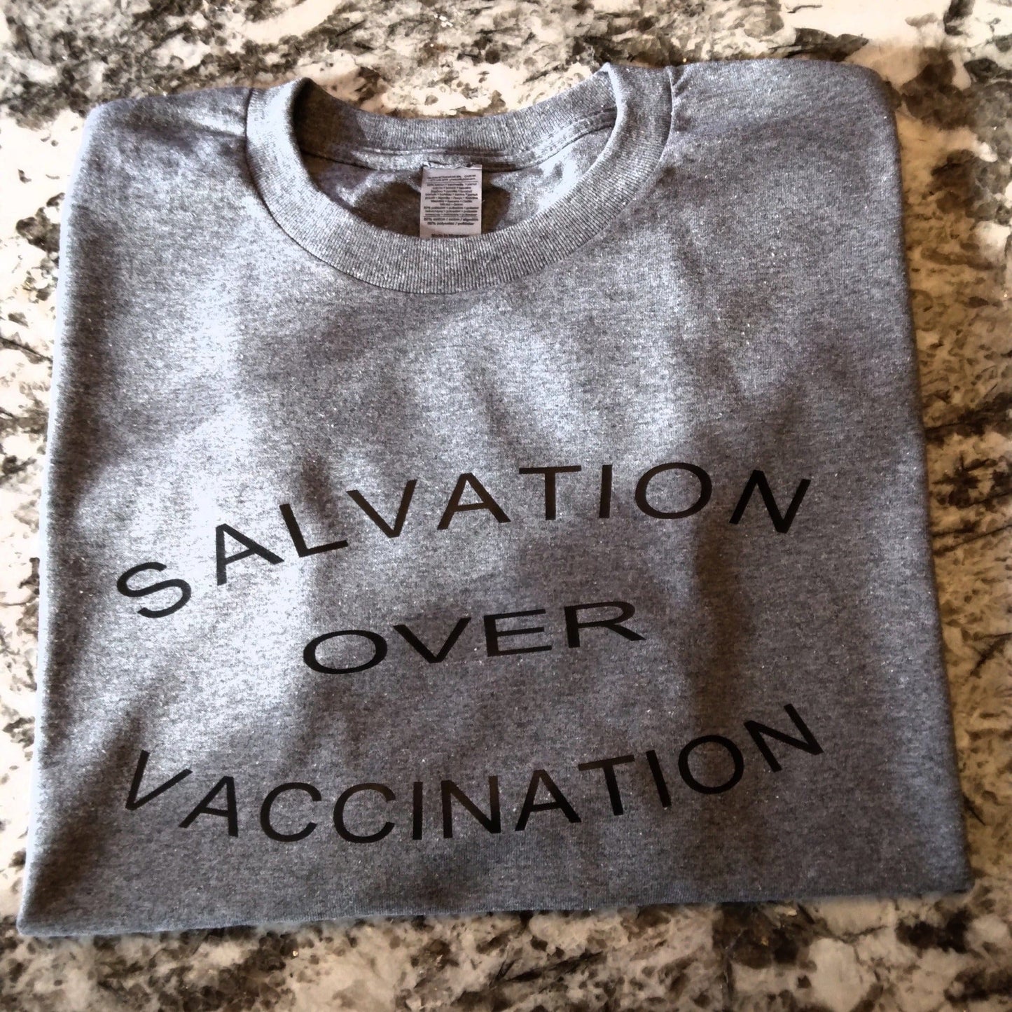 Salvation Over Vaccination T-Shirt - Ward Shop Of Essentials