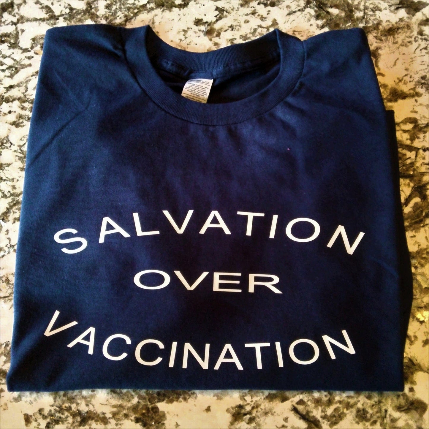 Salvation Over Vaccination T-Shirt - Ward Shop Of Essentials