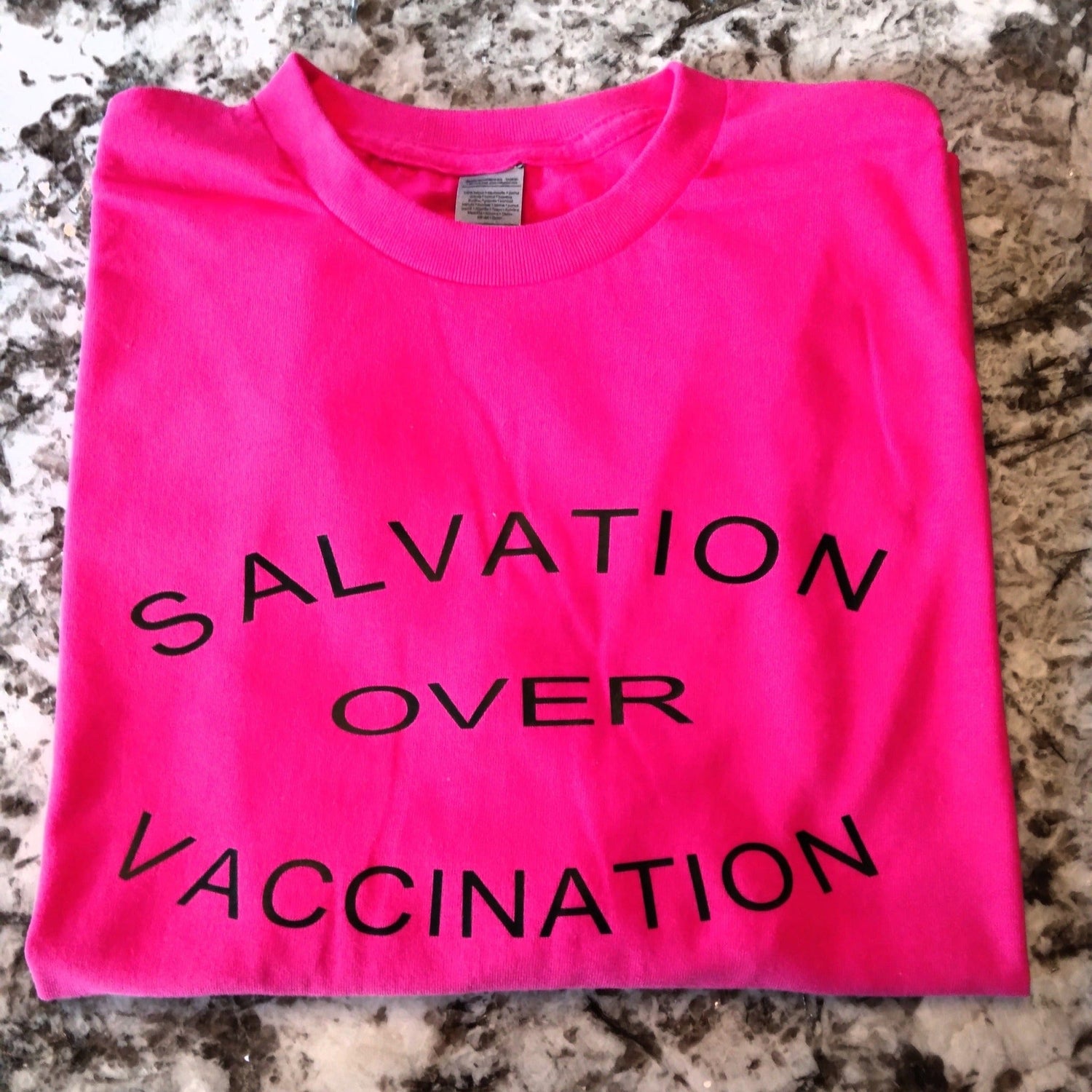 Salvation Over Vaccination T-Shirt - Ward Shop Of Essentials