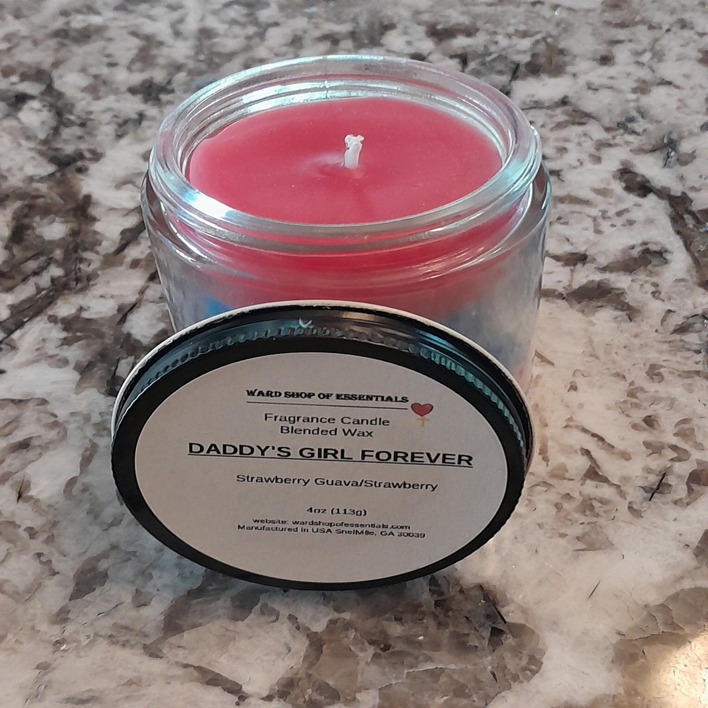 Daddy's Girl Forever Single Wick Candle